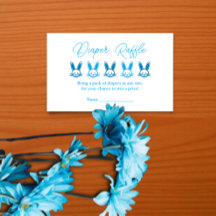 Blue Bunny Baby Duschdusche Windeln Raffle