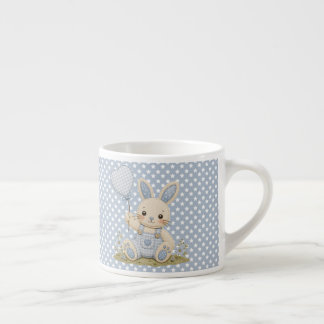 Blue Bunny Balloon Espressotasse