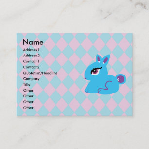 Blue Bunny Business Cards Visitenkarte