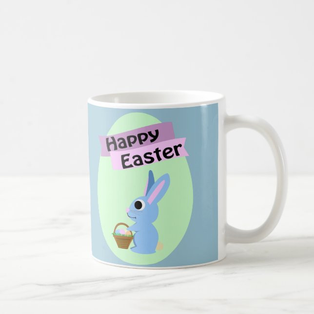 Blue Bunny Happy Oaster Kaffeetasse (Rechts)