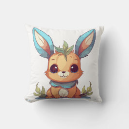 Blue Bunny Kissen