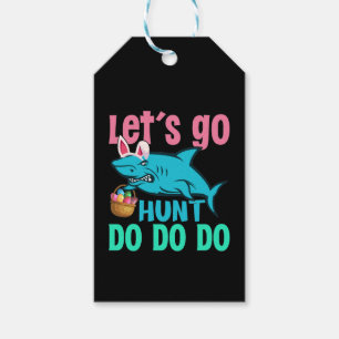 Blue Bunny Oars Hai Ostern Eizelljagd Geschenkanhänger