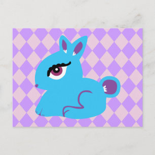 Blue Bunny Postkarte