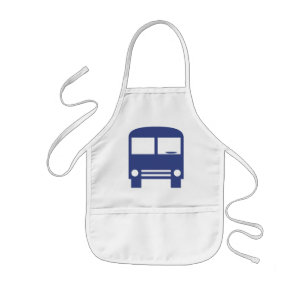 Blue Bus Kinderschürze