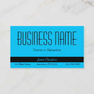 Blue Business Card Visitenkarte