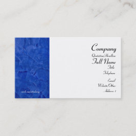 Blue Business Cards 2.0 Visitenkarte