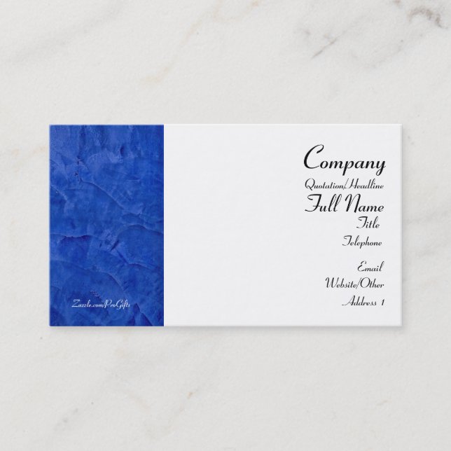 Blue Business Cards Visitenkarte (Vorderseite)