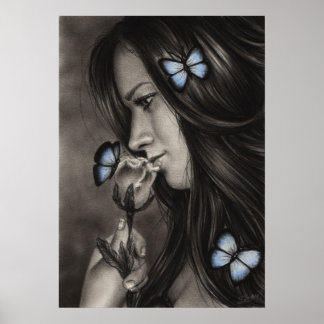 Blue Butterfats Poster