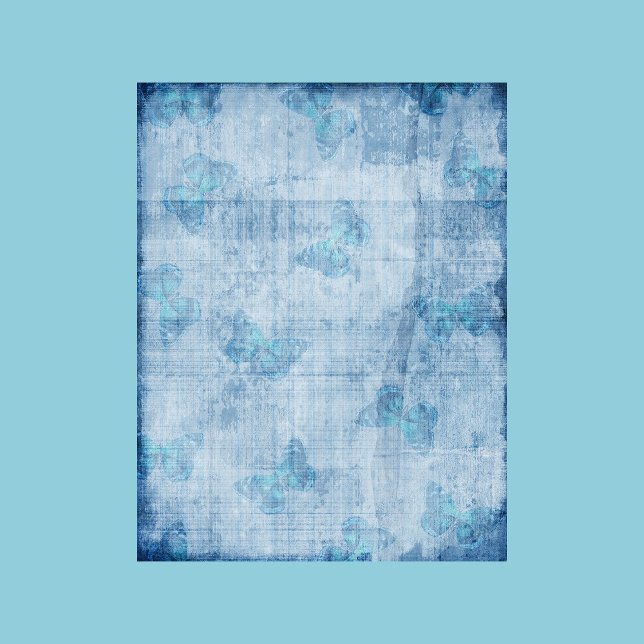 Blue Butterfats Scrapbook Paper (Von Creator hochgeladen)