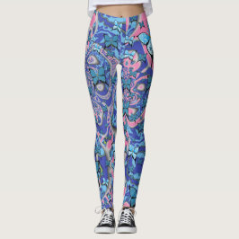 Blue Butterfells Psychedelic Dream Leggings