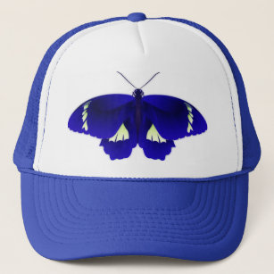 Blue Butterfly Art Truckerkappe