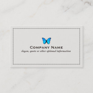 Blue Butterfly Business Card Visitenkarte