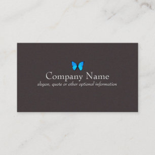 Blue Butterfly Business Card Visitenkarte