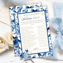 Blue Butterfly Gold Akzent, der Mommy Best kennt