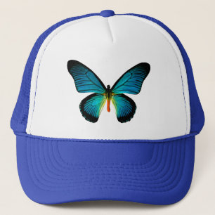 Blue Butterfly Hat Truckerkappe