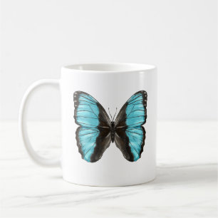 Blue Butterfly Insect Art Lover Kaffeetasse