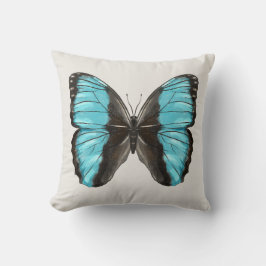 Blue Butterfly Insect Art Lover Kissen