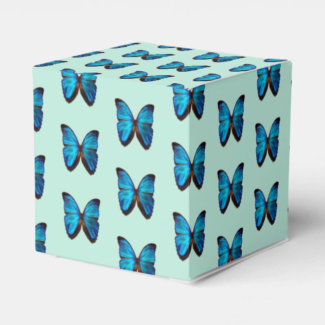 Blue Butterfly Lieblingsgeschenk/Party Box Geschenkschachtel (Rückseite)