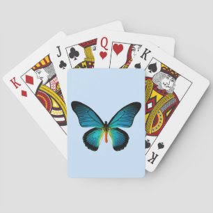 Blue Butterfly Playing Cards Spielkarten