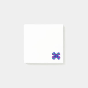 Blue Butterfly Post-It Notes Klebezettel
