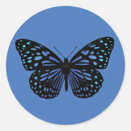 Blue Butterfly Sticker