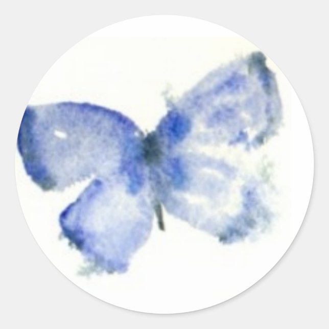 Blue Butterfly Stickers (Vorderseite)