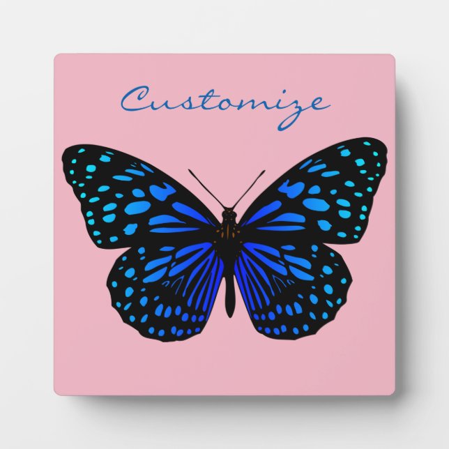 Blue Butterfly Thunder_Cove Fotoplatte (Vorderseite)
