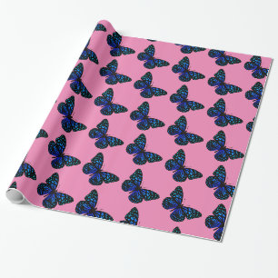 Blue Butterfly Thunder_Cove Geschenkpapier