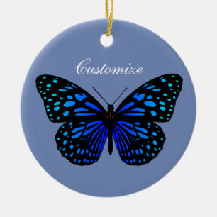 Blue Butterfly Thunder_Cove Keramik Ornament