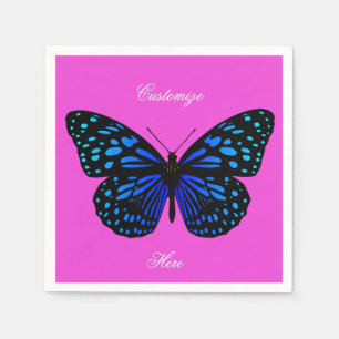 Blue Butterfly Thunder_Cove Serviette
