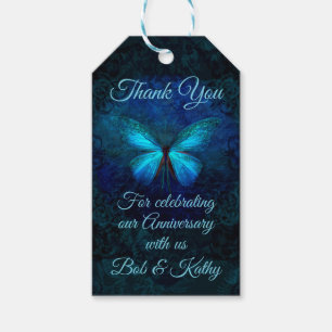 Blue Butterfly Vielen Dank Geschenkanhänger