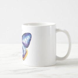 Blue Butterfly Wasserfarben Tasse