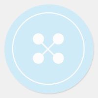 Blue Button Baby Showsticker