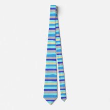 Blue Cabana Stripes Krawatte
