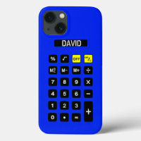 Blue Calculator mit Keypad
