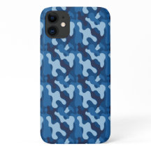 Blue Camouflage Case | iPhone | Pad | Samsung