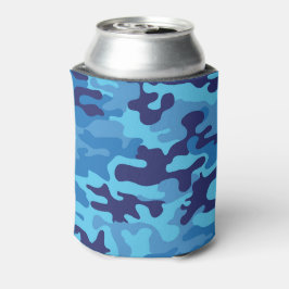 Blue Camouflage Dosenkühler