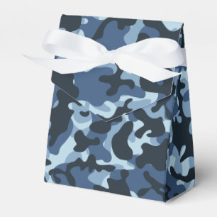 Blue Camouflage Geschenkschachtel