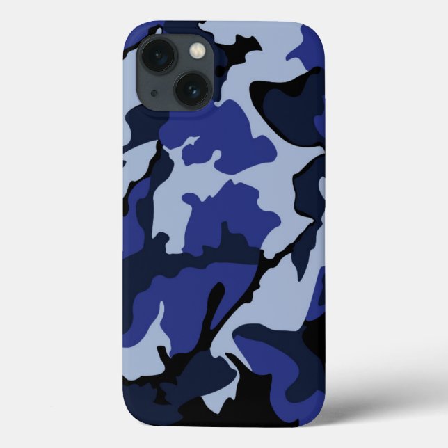 Blue Camouflage, iPhone 6/6, Tough Xtreme Case (Rückseite)