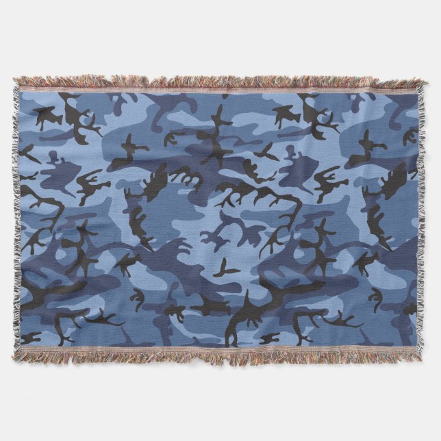 Blue Camouflage, Militär, Armee Decke (Vorderseite)