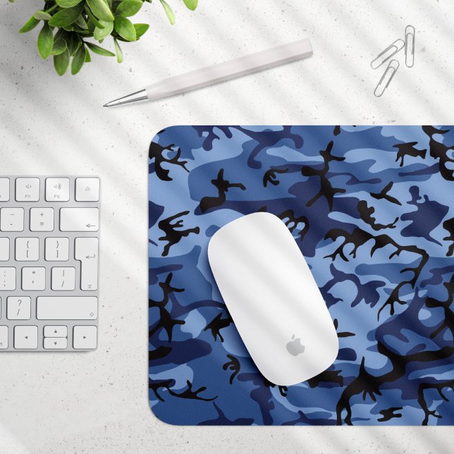 Blue Camouflage, Militär, Armee Mousepad (Von Creator hochgeladen)