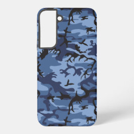 Blue Camouflage, Militär, Armee Samsung Galaxy Hülle