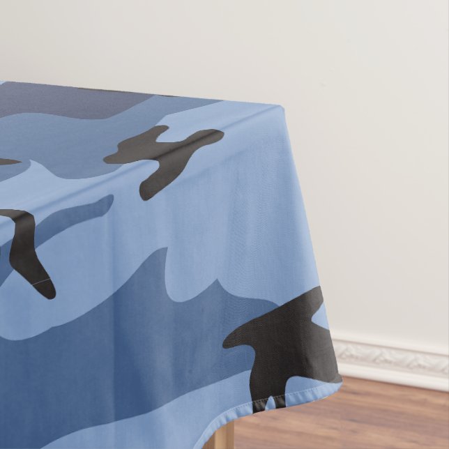 Blue Camouflage, Militär, Armee Tischdecke (Beispiel)