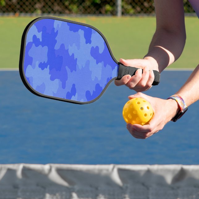 Blue Camouflage Pickleball Schläger (InSitu)