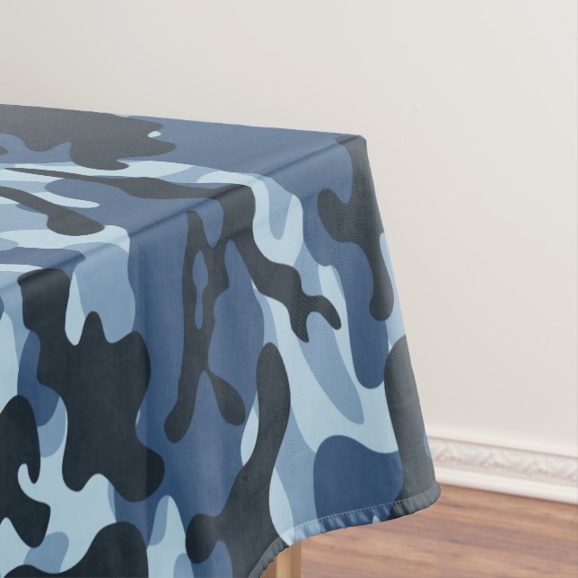 Blue Camouflage Tischdecke (Beispiel)