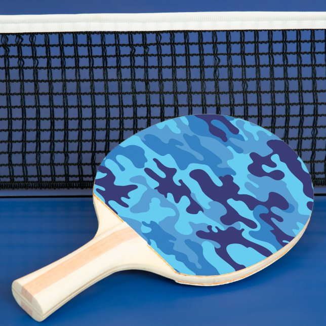 Blue Camouflage Tischtennis Schläger (InSitu)