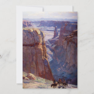 "Blue Canyon" von Edgar Payne Dankeskarte