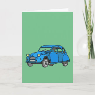 Blue Car (2 Lebenslauf) Karte