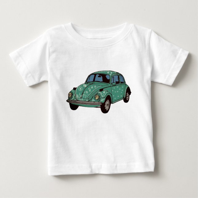 Blue Car Fine Jersey T - Shirt (Vorderseite)