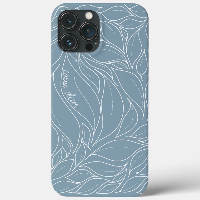 Blue Carpe Diem iPhone Gehäuse Case-Mate iPhone Hülle (Rückseite)